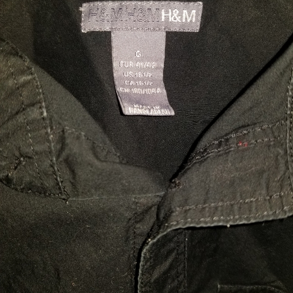 H AND M SHIRT IN GOOD CONDITION SIZE MEDIUM - Picture 2 of 2